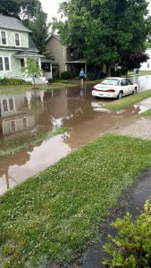 flooded street