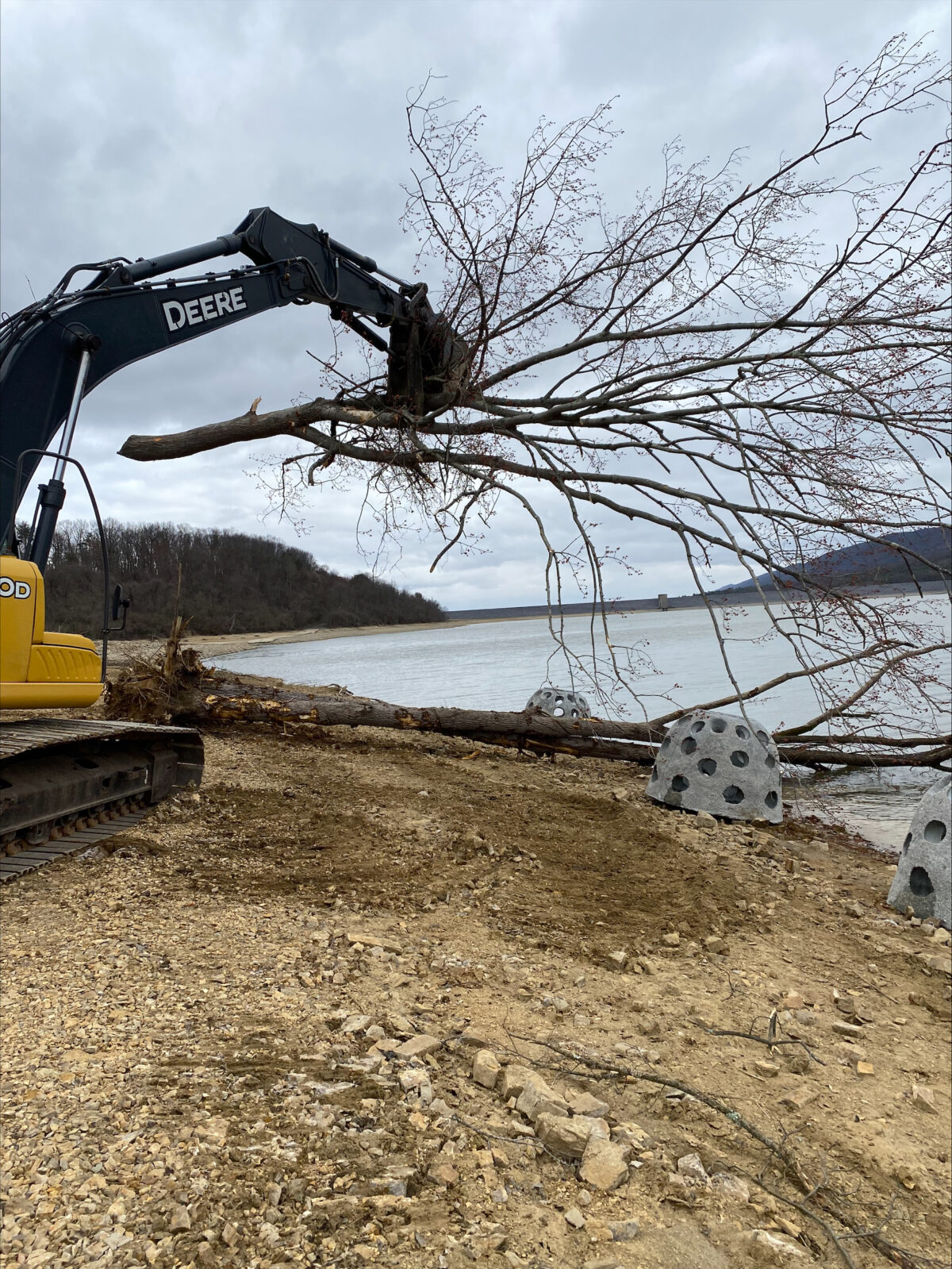 NPC Helping to Restore the Shoreline at F. J. Sayers Reservoir